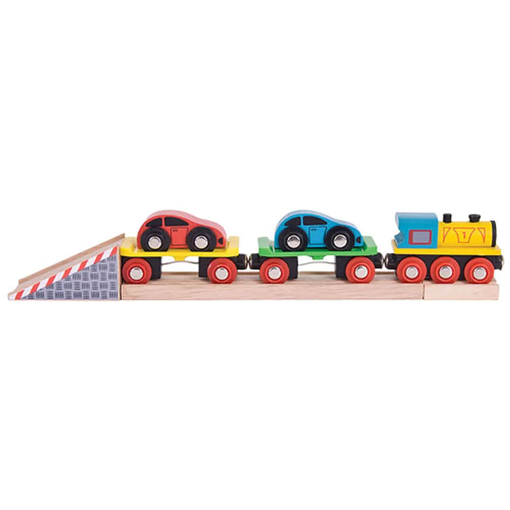 Chargeuse de voiture de train de Bigjigs Toys