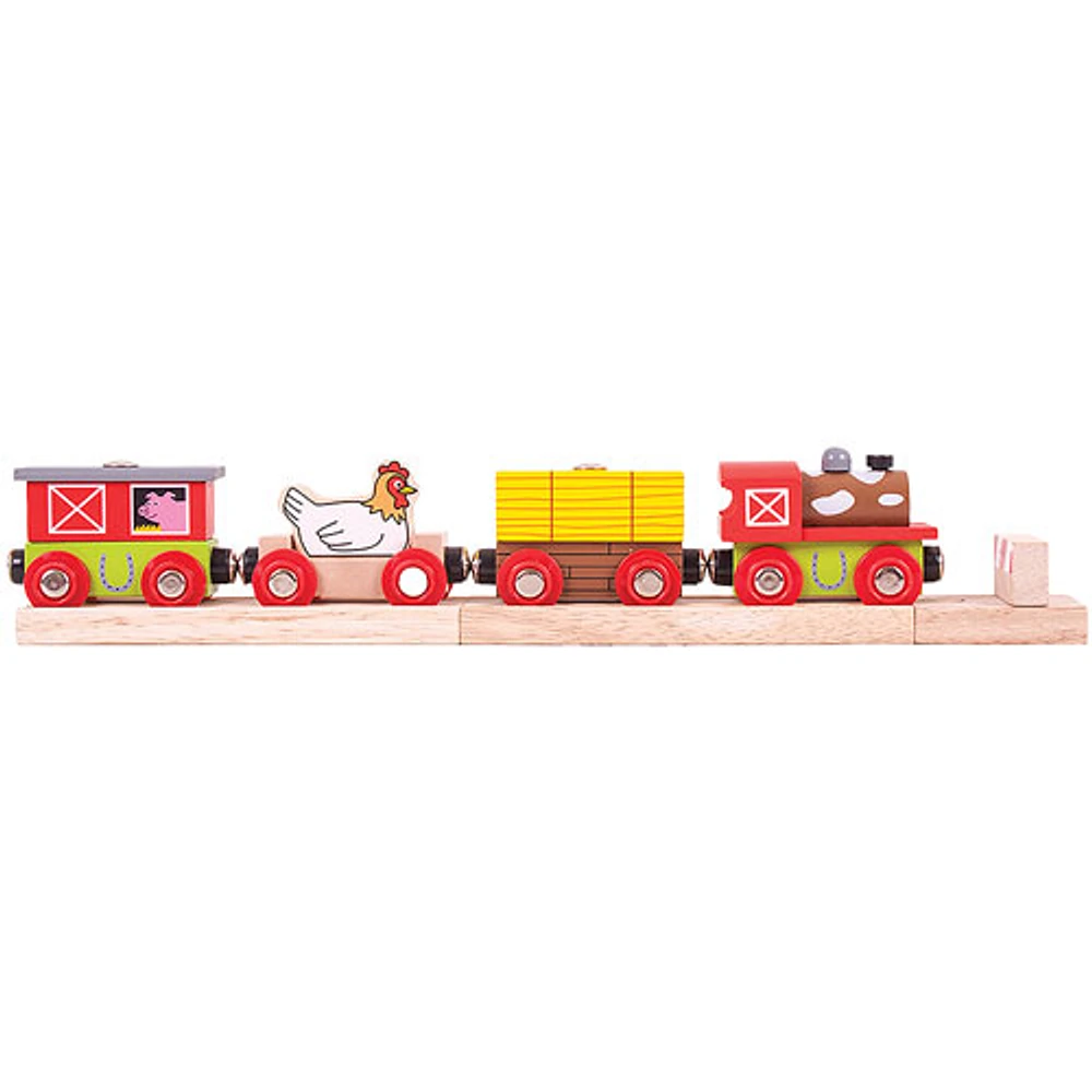 Bigjigs Toys Farm Yard Train