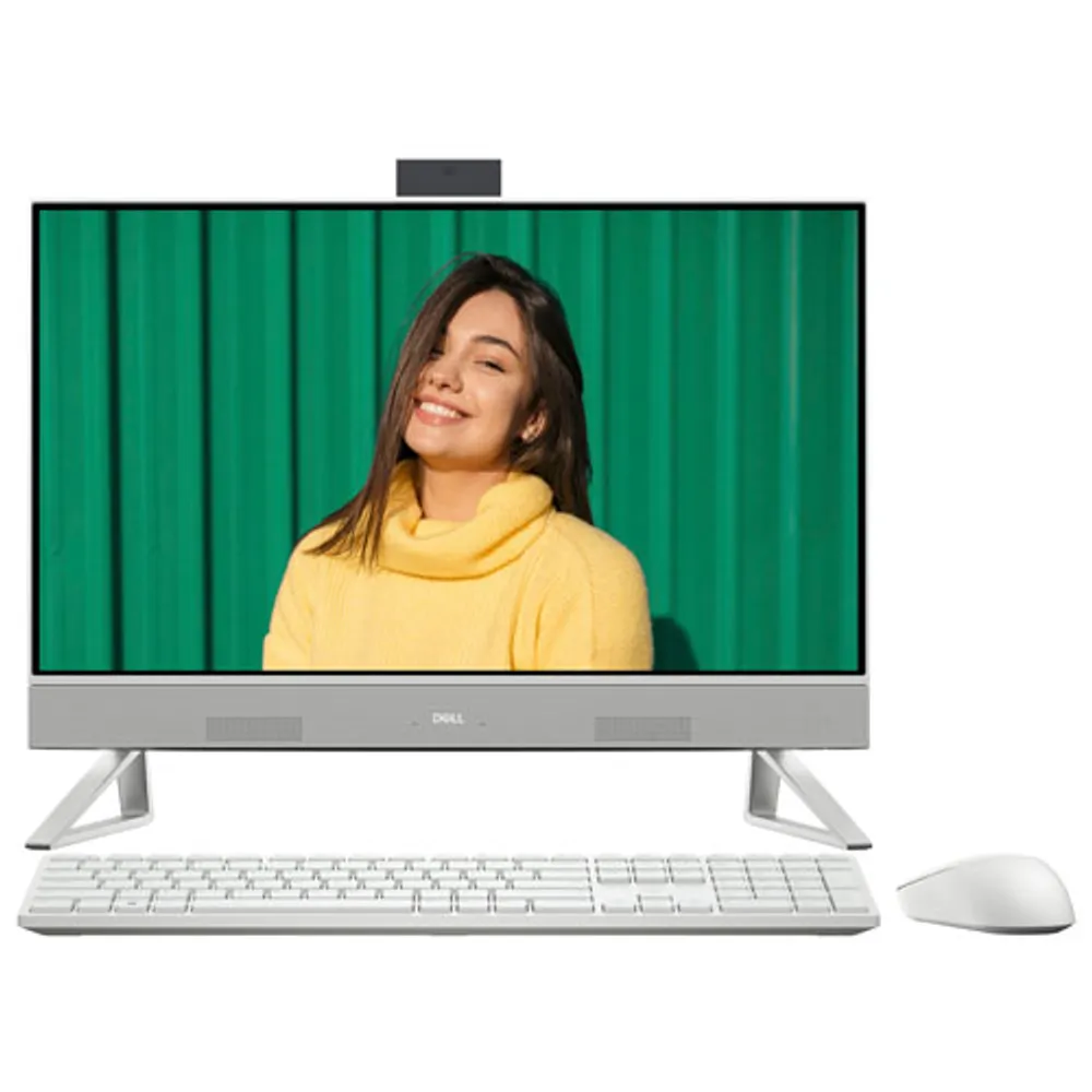 Dell Inspiron 24" Touchscreen All-in-One PC - White (AMD Ryzen 7 5825U/512GB SSD/16GB RAM) - En - Only at Best Buy