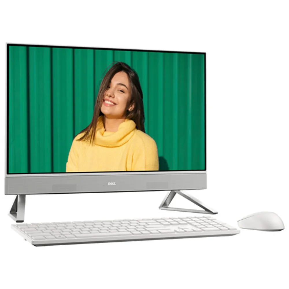 Dell Inspiron 24" Touchscreen All-in-One PC - White (AMD Ryzen 7 5825U/512GB SSD/16GB RAM) - En - Only at Best Buy