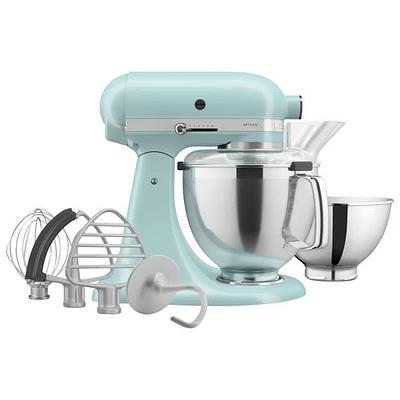 KitchenAid Artisan Tilt-Head Stand Mixer with Premium Accessory Pack - 5Qt - 325-Watt - Mineral Water Blue
