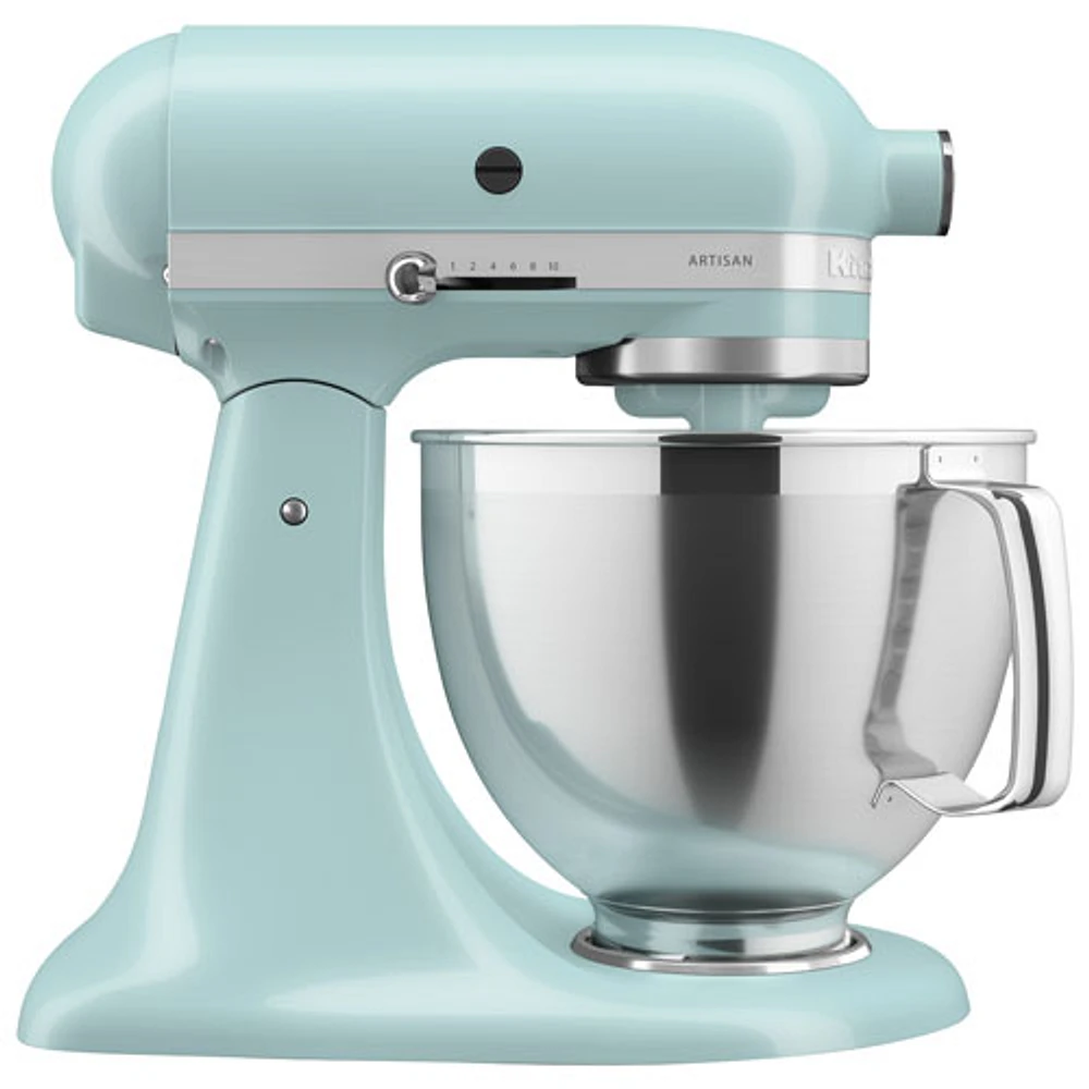 KitchenAid Artisan Tilt-Head Stand Mixer with Premium Accessory Pack - 5Qt - 325-Watt - Mineral Water Blue