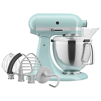 KitchenAid Artisan Tilt-Head Stand Mixer with Premium Accessory Pack - 5Qt - 325-Watt - Mineral Water Blue