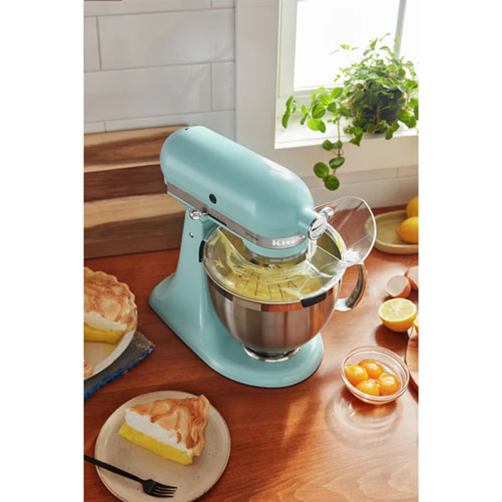 KitchenAid Artisan Tilt-Head Stand Mixer with Premium Accessory Pack - 5Qt - 325-Watt - Mineral Water Blue
