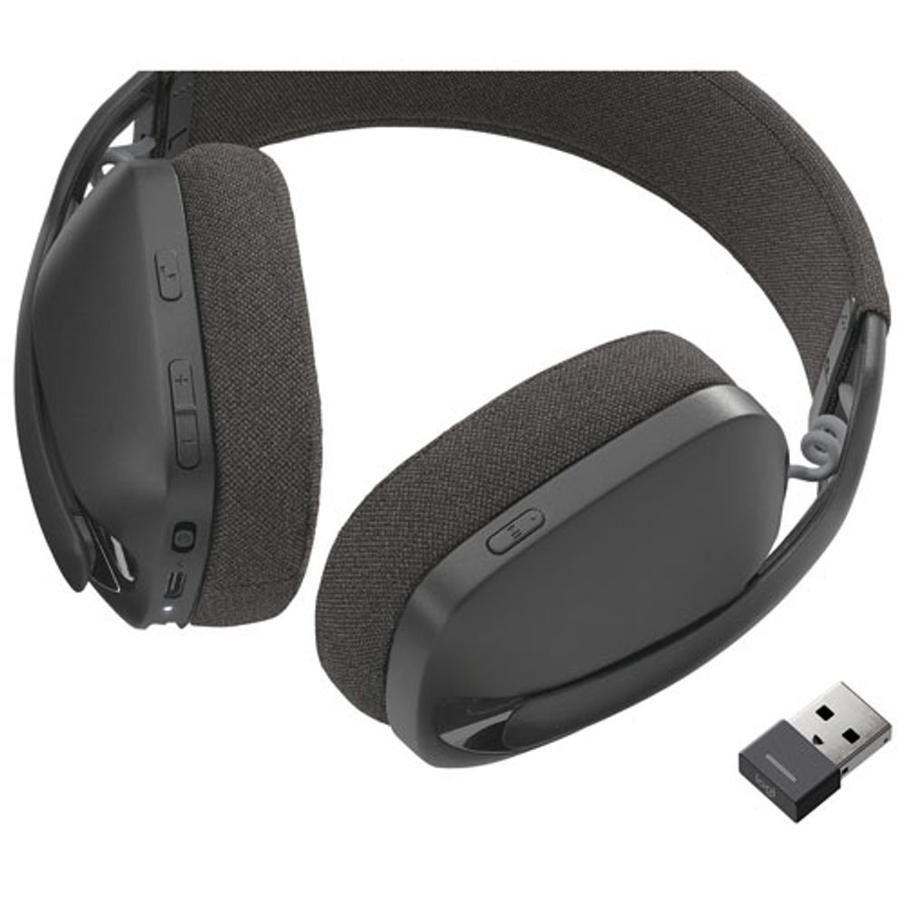 Logitech Zone Vibe 125 Over-Ear Sound Isolating Bluetooth Headphones - Graphite
