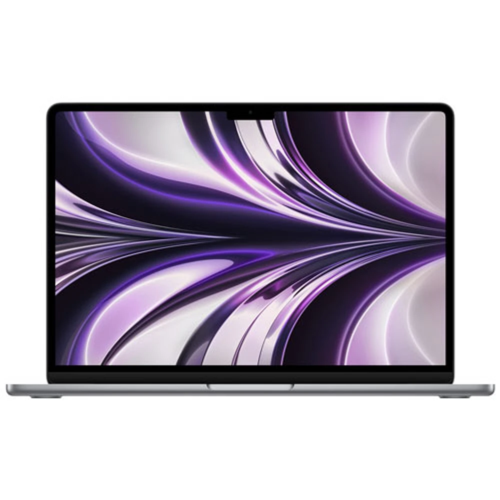 MacBook Air de 13,6 po avec Touch ID d'Apple (2022) - Gris cosmique (puce M2 d'Apple/SSD 512 Go/RAM 8 Go) - Français