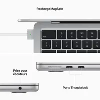 Apple MacBook Air 13.6" w/ Touch ID (2022) - Silver (Apple M2 Chip / 256GB SSD / 8GB RAM) - English