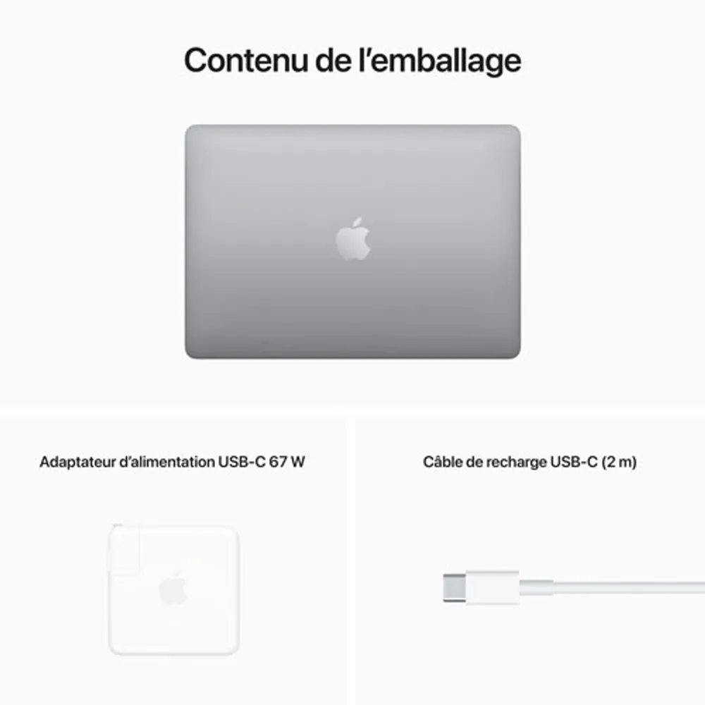 Apple MacBook Pro 13.3" w/ Touch Bar (2022) - Space Grey (Apple M2 Chip / 256GB SSD / 8GB RAM) - English