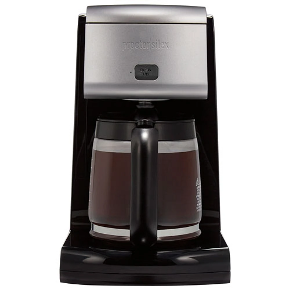 Proctor Silex FrontFill Drip Coffee Maker - 12-Cup - Black