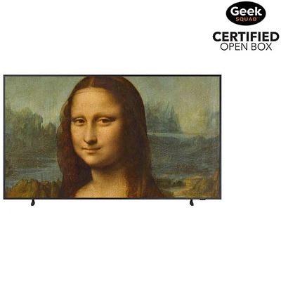 Boîte ouverte - Téléviseur intelligent Tizen HDR QLED UHD 4K de 85 po Le Cadre de Samsung (QN85LS03BAFXZC) - 2022 - Noir anthracite