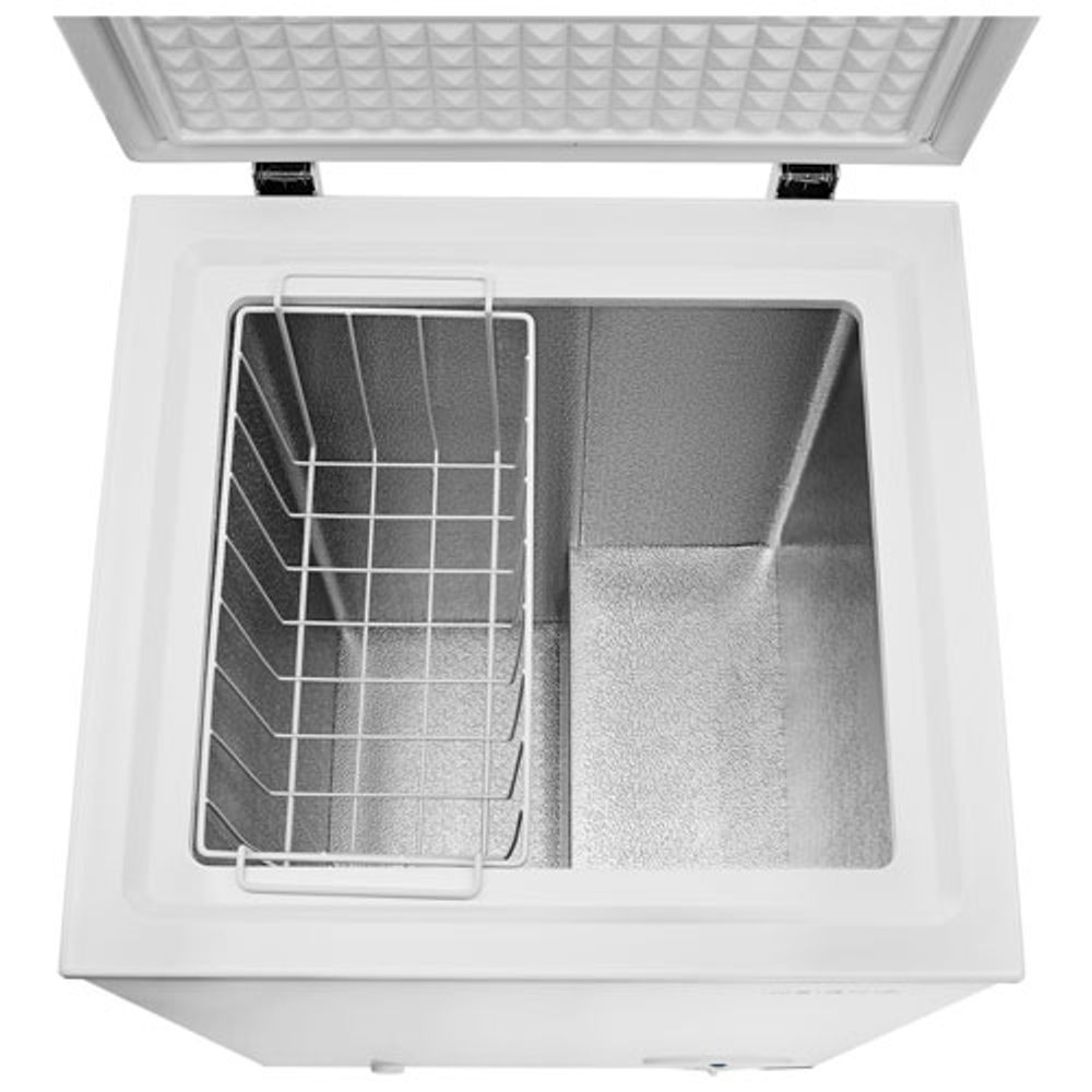 5.0 Cubic Feet Chest Freezer with Removable Basket, from 6.8 to -4 Free  Standing Compact Fridge Freezer for Home/Kitchen/Office/Bar (WHITE)… :  Appliances 