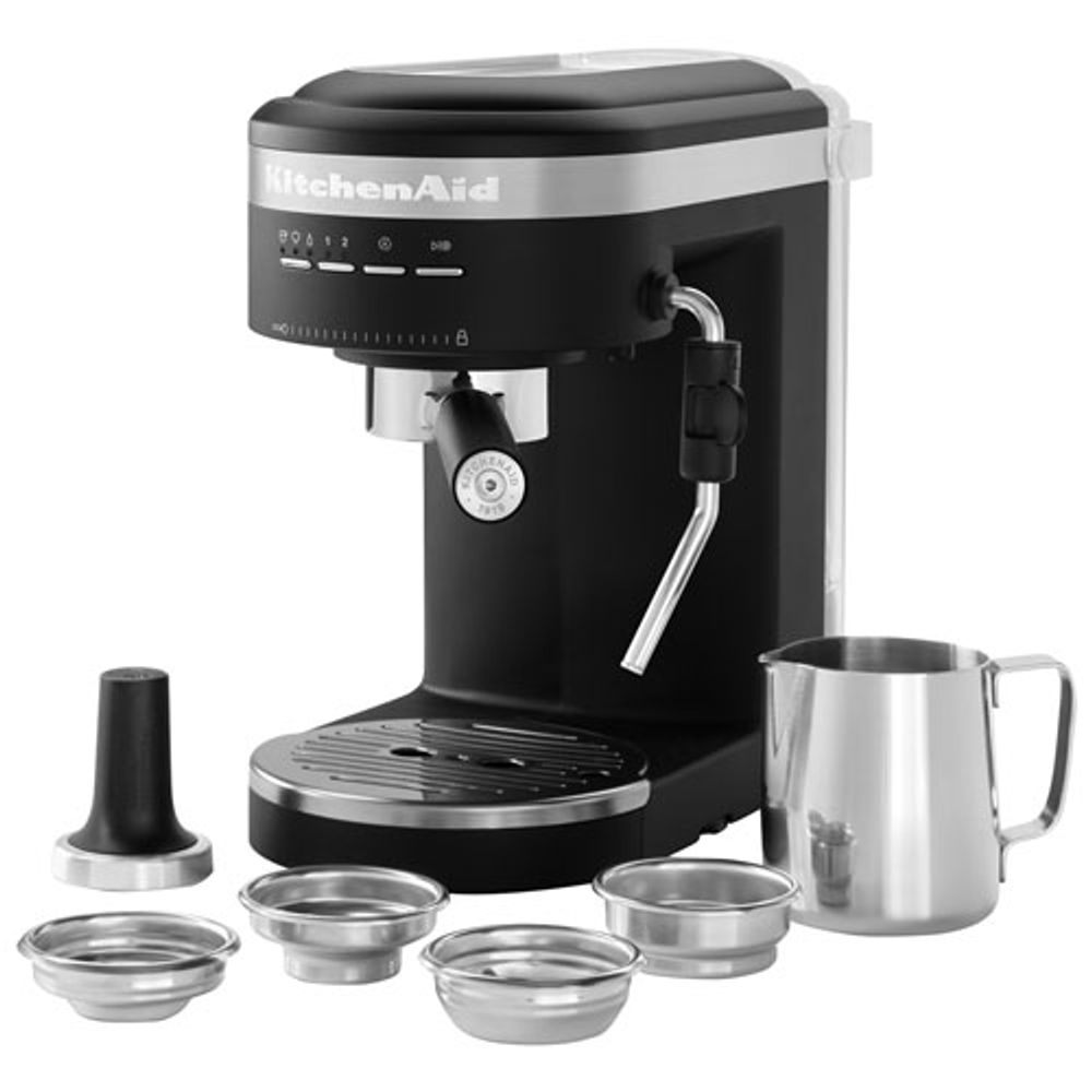 KitchenAid Semi-Automatic Espresso Machine - Black Matte