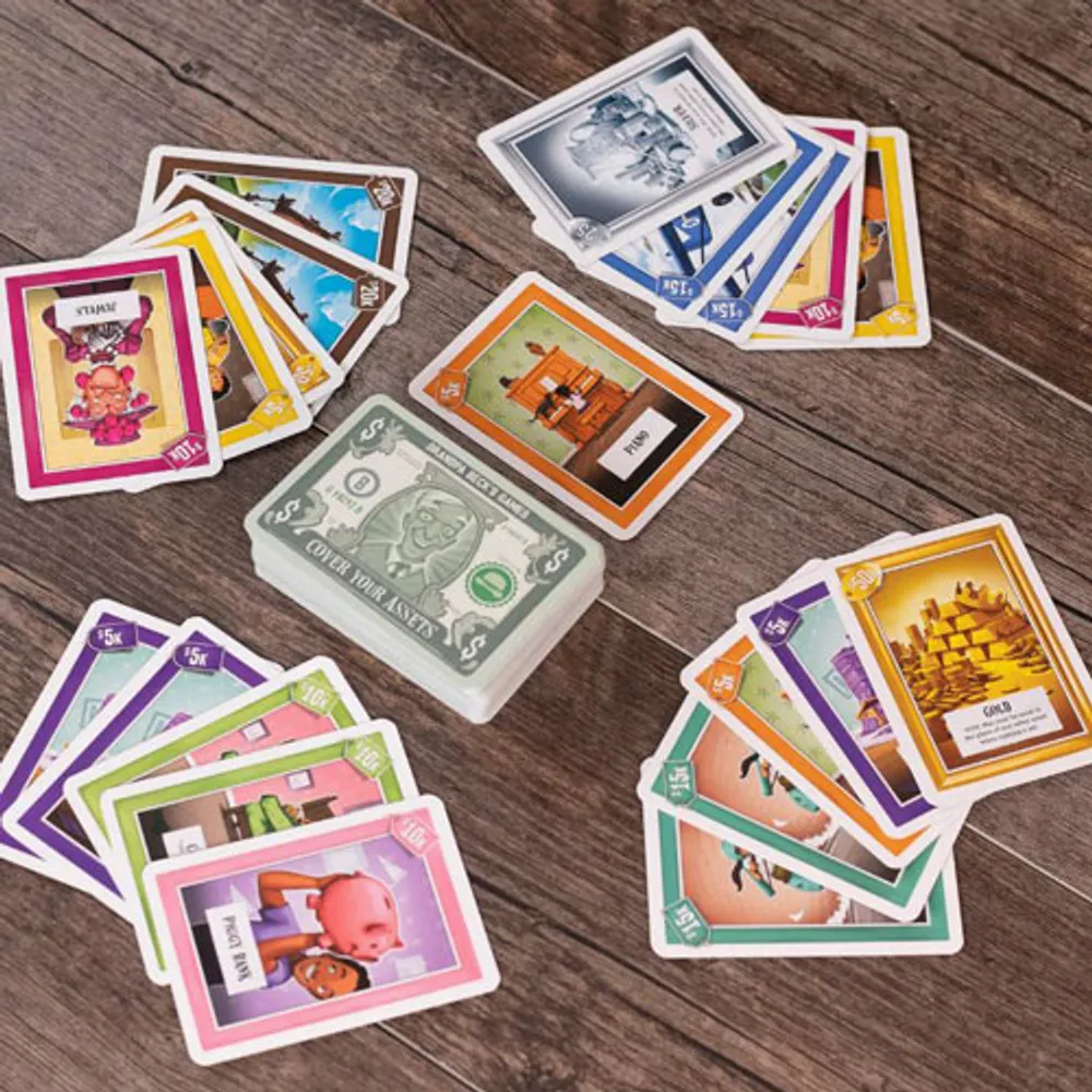 Cover Your Assets Card Game - English