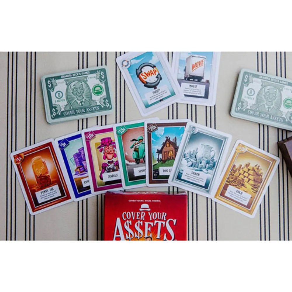 Cover Your Assets Card Game - English