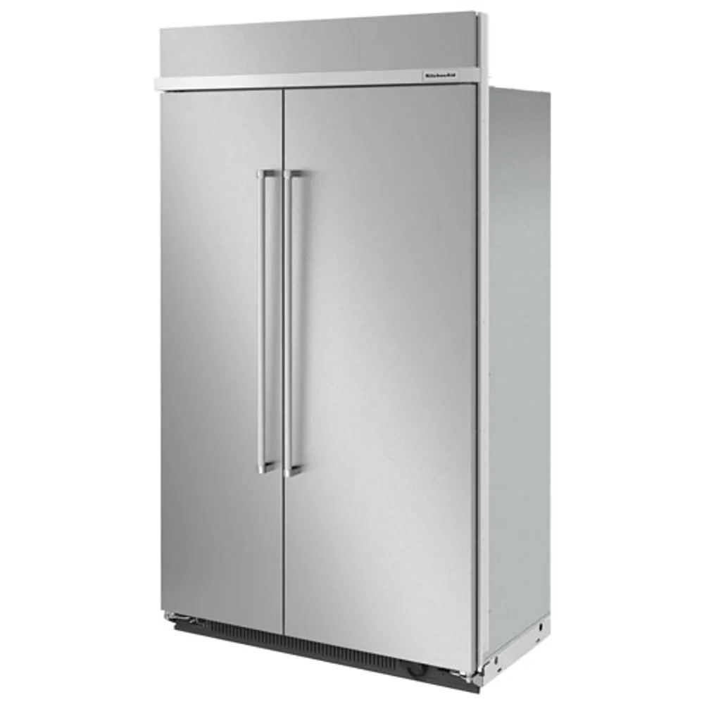 KitchenAid 48" 30 Cu. Ft. Side-By-Side Refrigerator (KBSN708MPS) - Stainless