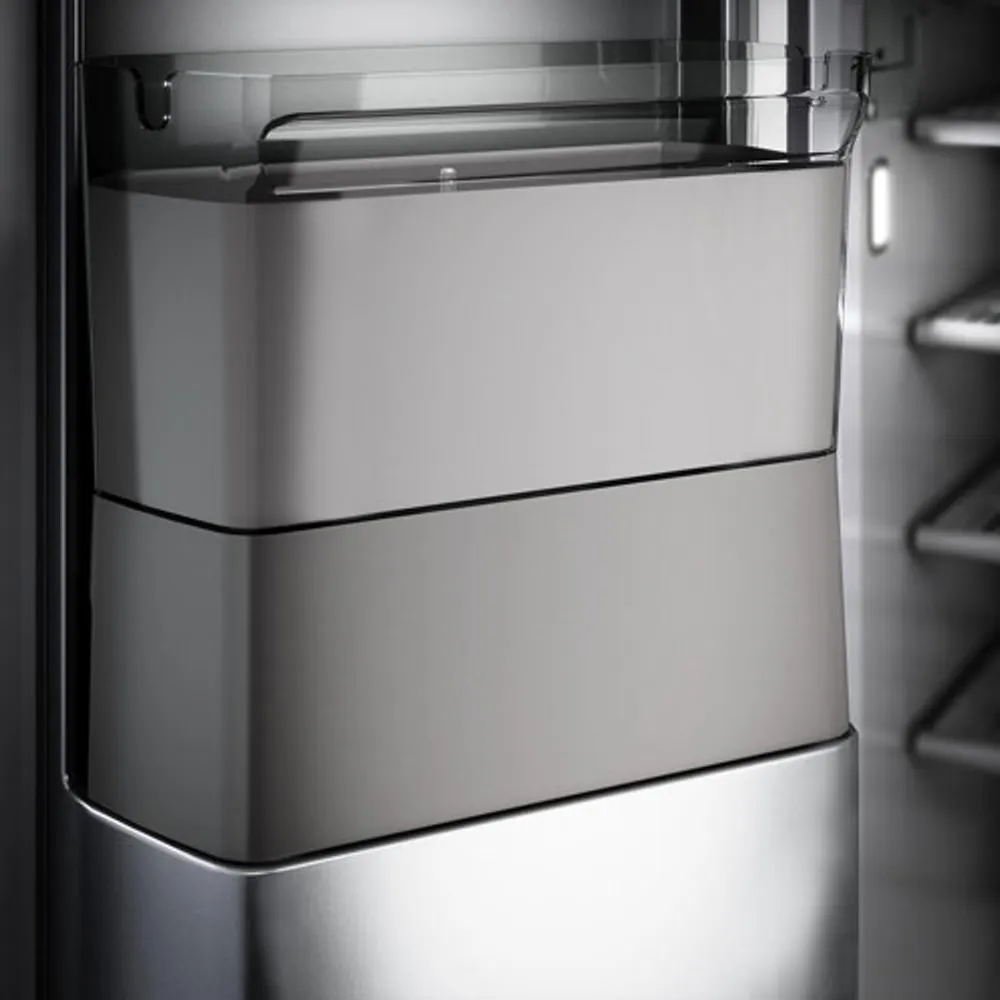 Réfrigérateur à congélateur juxtaposé 30 pi³ 48 po avec distributeur d'eau et de glaçons de KitchenAid (KBSD708MSS) - Inox