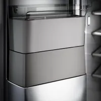 Réfrigérateur à congélateur juxtaposé 30 pi³ 48 po avec distributeur d'eau et de glaçons de KitchenAid (KBSD708MSS) - Inox