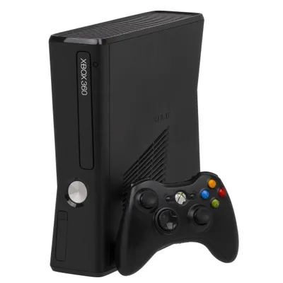 Microsoft Xbox 360 System with 4GB Hard Drive Black Console - Refurbished