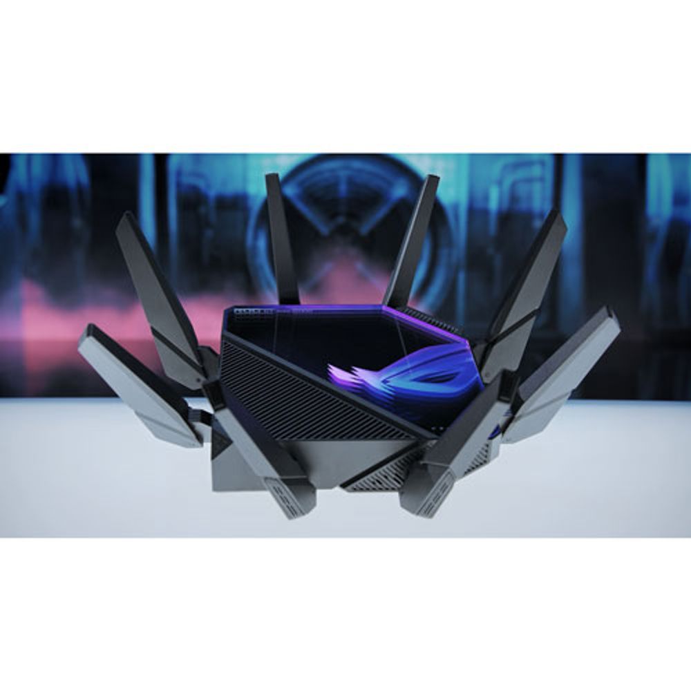 Asus Rog Rapture Wireless GT-AXE16000 Quad-Band Wi-Fi 6E Gaming Router (GT-AXE16000)