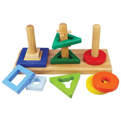 Bigjigs Toys Twist and Turn Puzzle - 9 Pieces