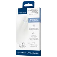 Insignia Anti-Reflective Glass Screen Protector For iPhone 14 Pro Max - 2 Pack - Only at Best Buy