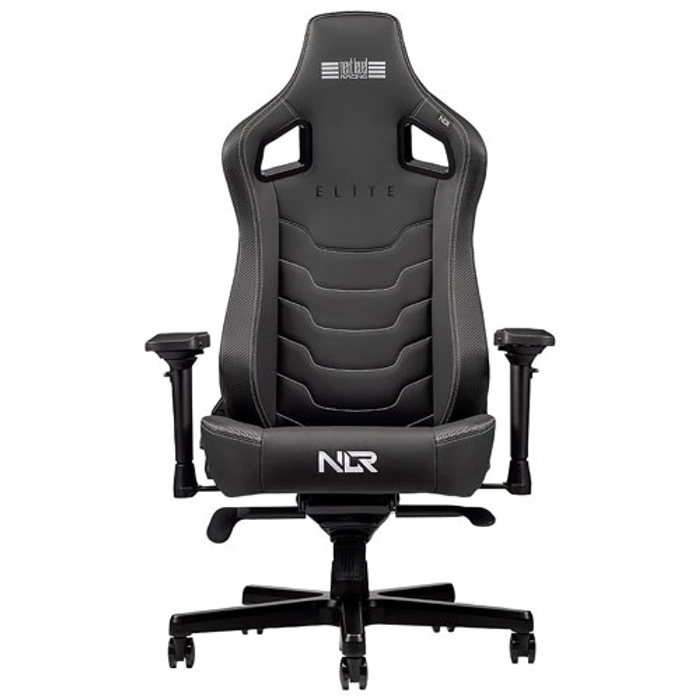 Next Level Racing Elite Gaming Chair Black Leather Edition