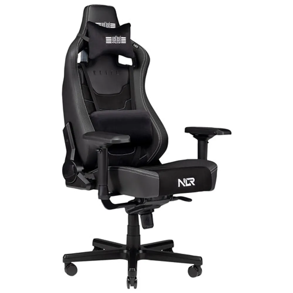 Next Level Racing Elite Gaming Chair Black Leather & Suede Edition