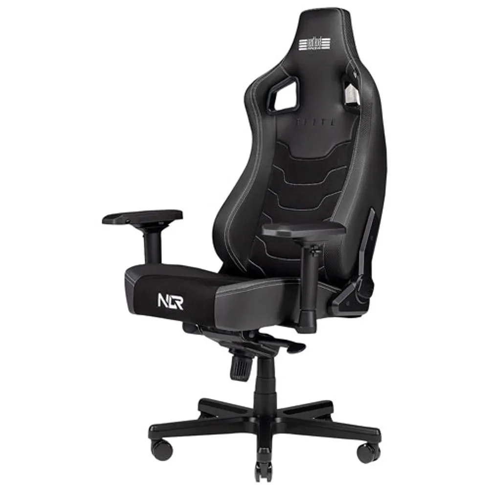 Next Level Racing Elite Gaming Chair Black Leather & Suede Edition