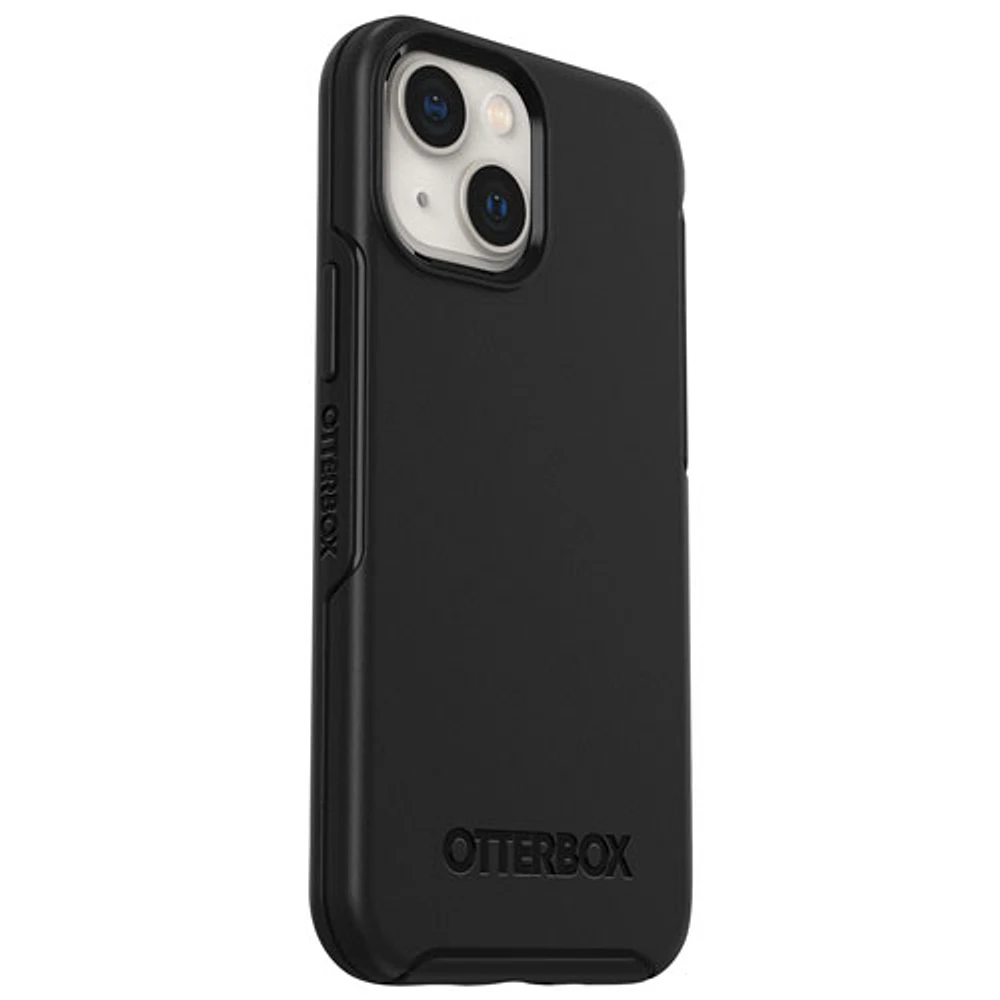 Étui rigide ajusté Symmetry+ d'OtterBox avec MagSafe pour iPhone 13 mini - Noir