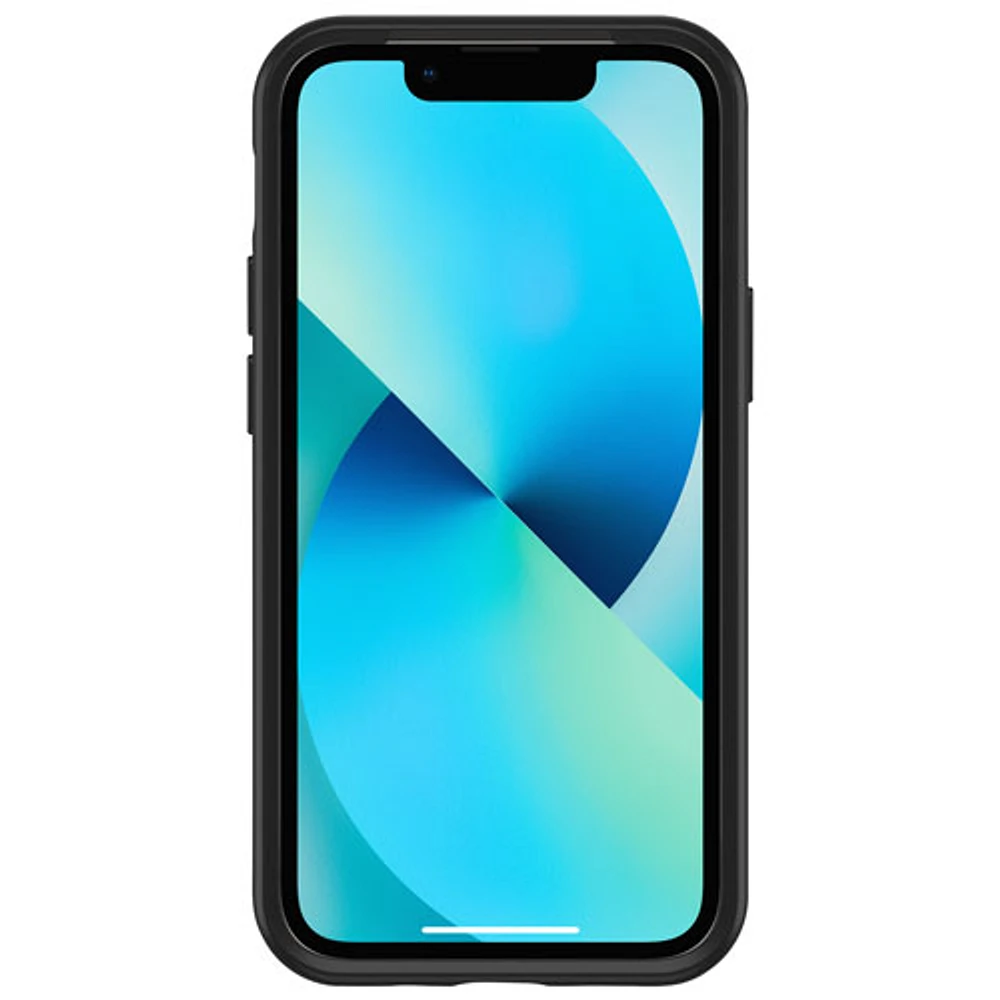 Étui rigide ajusté Symmetry+ d'OtterBox avec MagSafe pour iPhone 13 mini - Noir