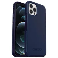 OtterBox Symmetry+ Fitted Hard Shell Case with MagSafe for iPhone 12/12 Pro - Navy Captain Blue