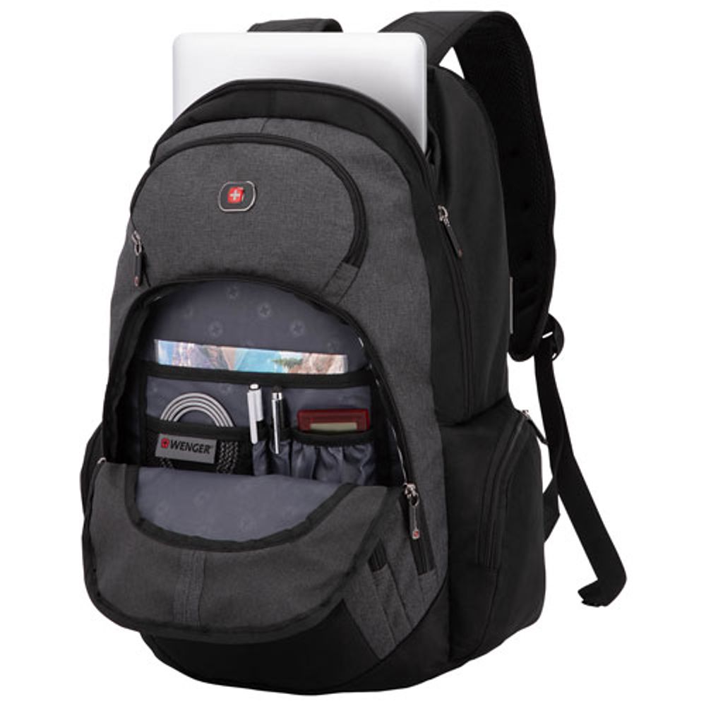 Wenger 17.3" Laptop Commuter Backpack - Grey/Black