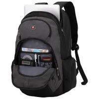 Sac à dos Commuter de Wenger pour portable de 17,3 po - Gris/Noir