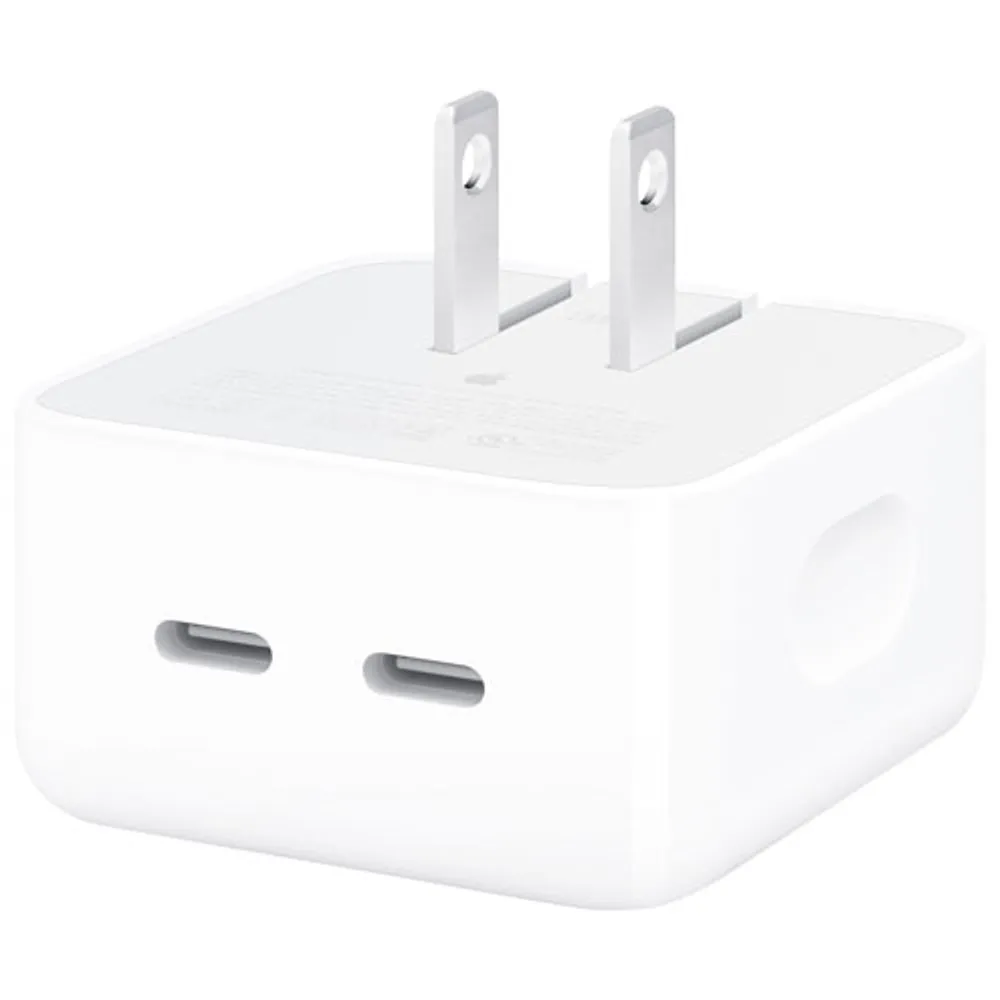 Apple 35W Dual USB-C Compact Power Adapter (MNWM3AM/A)