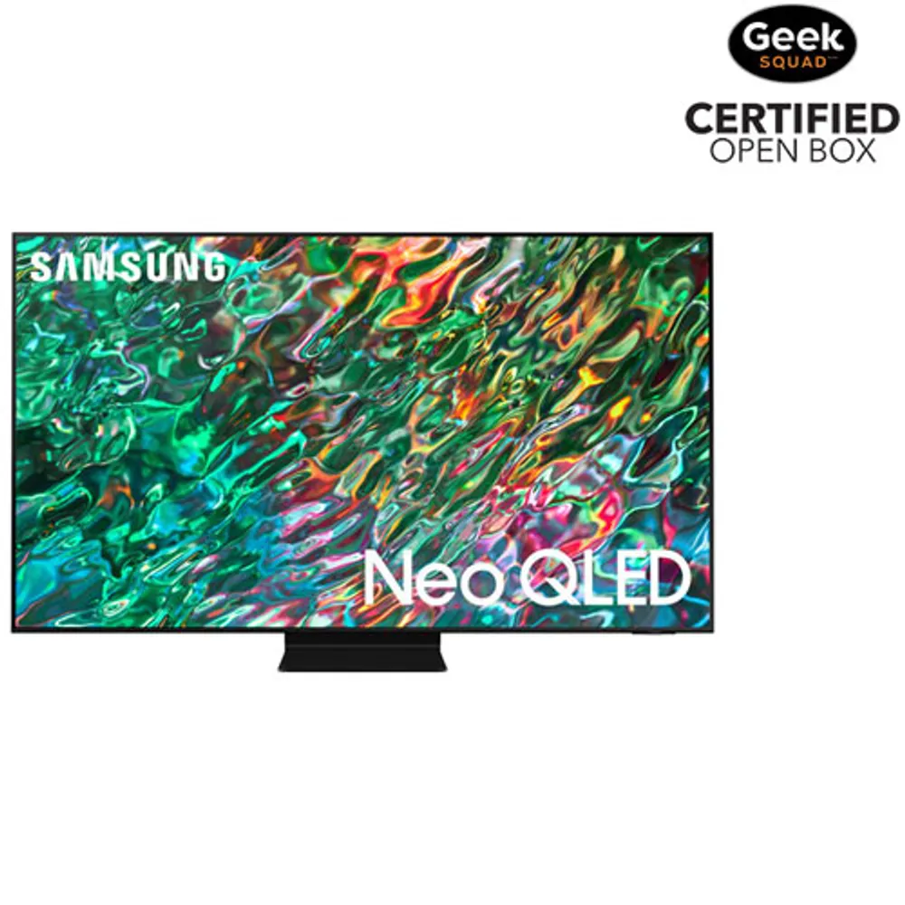 Boîte ouverte - Téléviseur intelligent Tizen Neo QLED UHD 4K de 85 po de Samsung (QN85QN90BAFXZC) - Noir titan