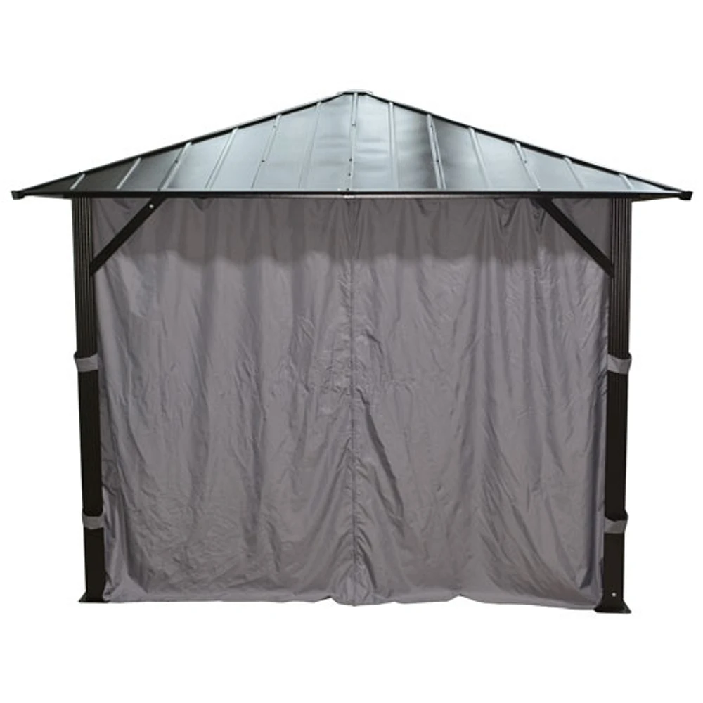 Corriveau Seasonal Curtain for 10’ x 14’ Gazebo - Light Grey