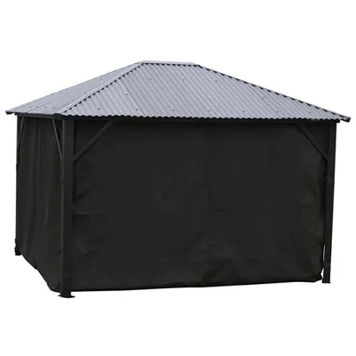 Corriveau Safezone Seasonal Curtain for 10’ x 14’ Gazebo