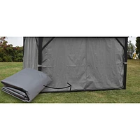 Corriveau Seasonal Curtain for 10’ x 12’ Gazebo - Light Grey