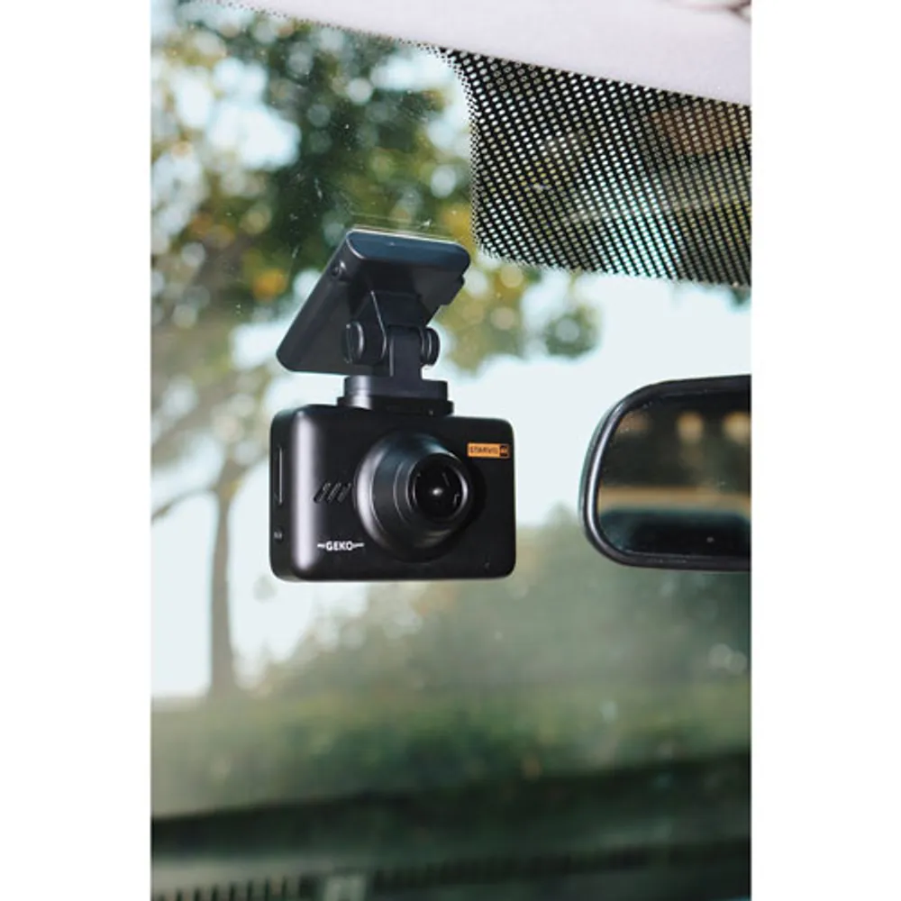 GekoGear Orbit 535 4K UHD Dash Cam with 2.35" LCD Screen & Wi-Fi