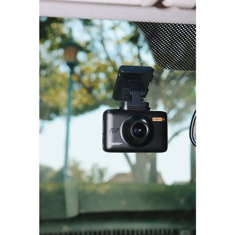 GekoGear Orbit 535 4K UHD Dash Cam with 2.35" LCD Screen & Wi-Fi