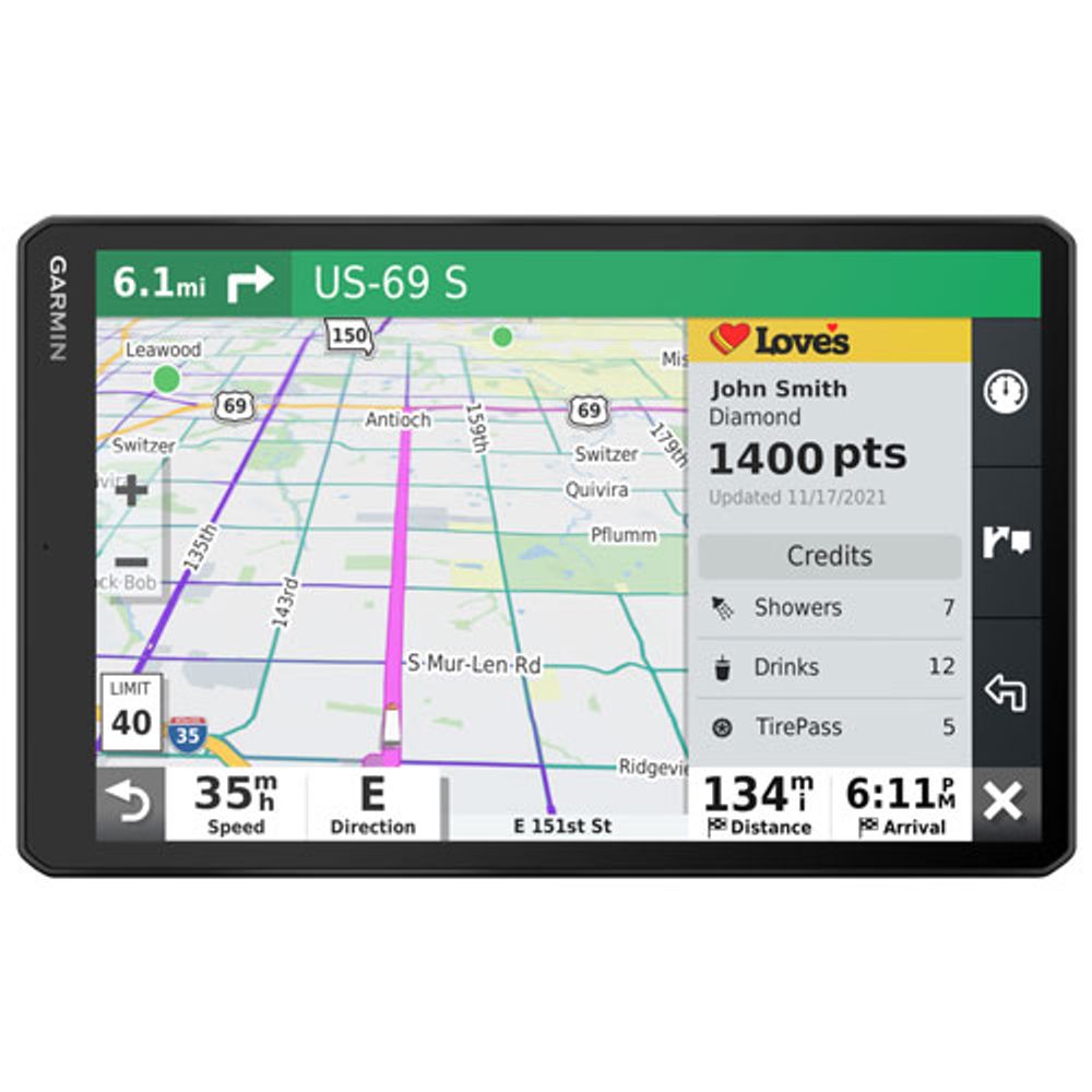 Garmin dezl OTR1010 10" Truck GPS