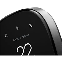 Thermostat intelligent Wi-Fi haut de gamme d'ecobee - Noir