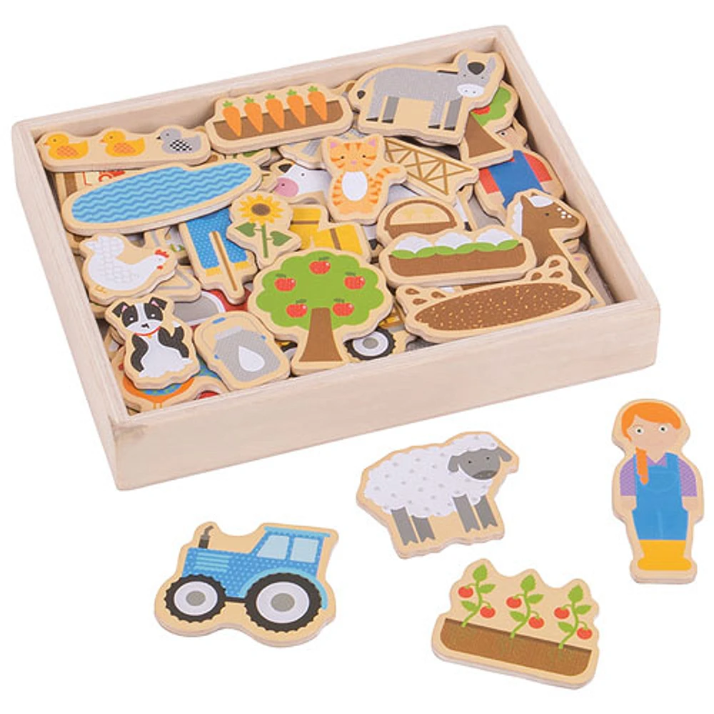 Aimants de la ferme de Bigjigs Toys