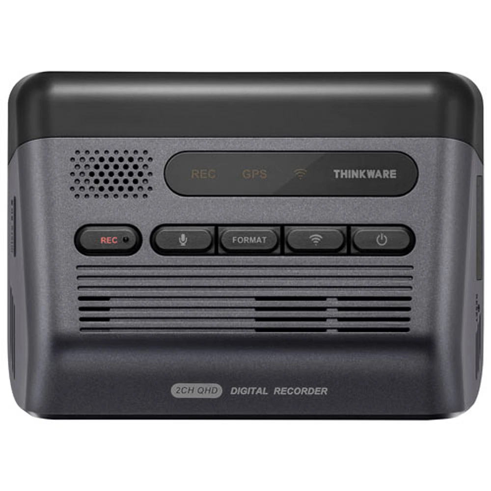 Thinkware Q1000 1440p Dash Cam with Wi-Fi, GPS & Rear Camera - Exclusive Retail Partner