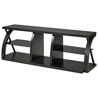Brassex 172141 60" Solid Wood/Metal TV Stand - Dark Cherry