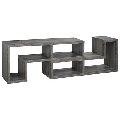 Brassex 18033 66" Multiple Configuration TV Stand - Grey