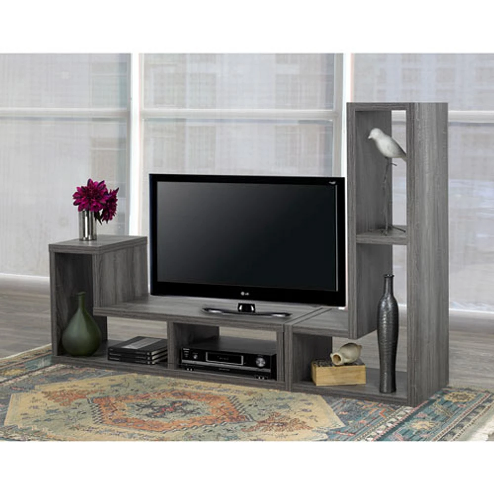 Brassex 18033 66" Multiple Configuration TV Stand - Grey