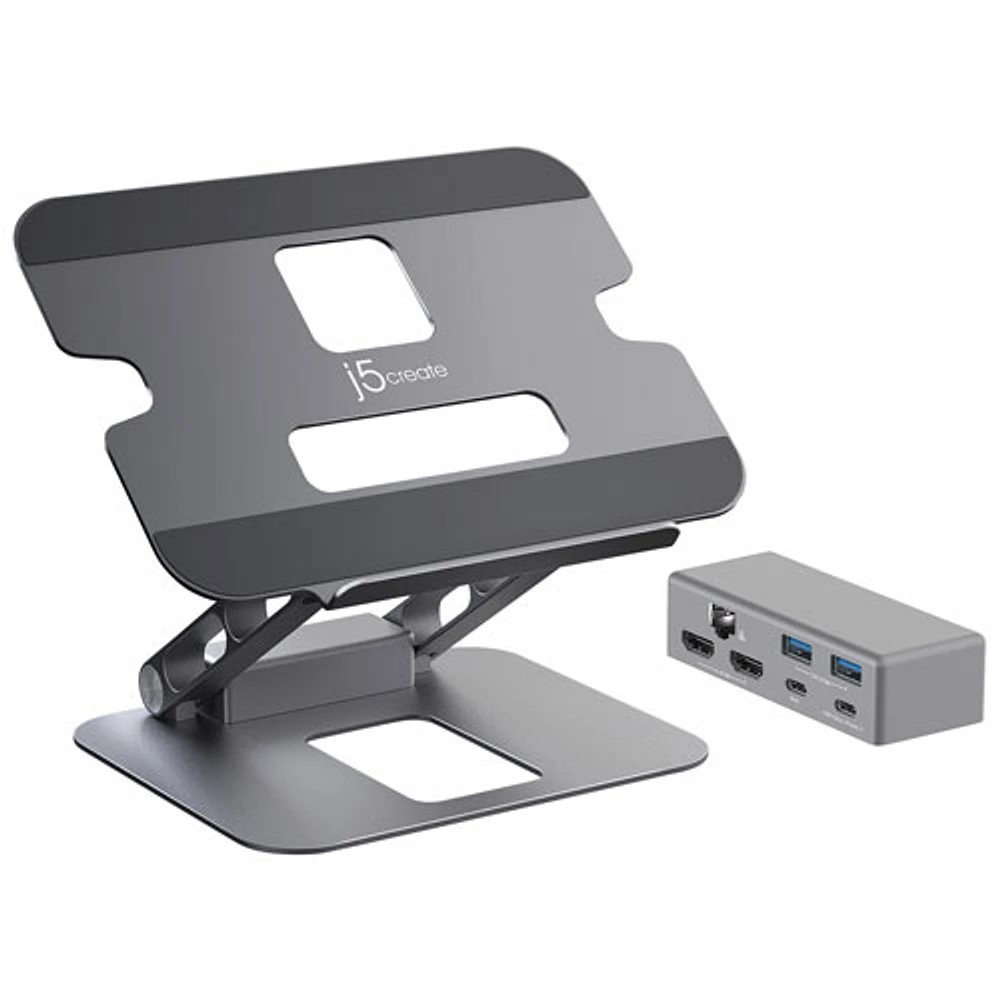 j5create Multi-Angle Dual HDMI Docking Stand (JTS427)