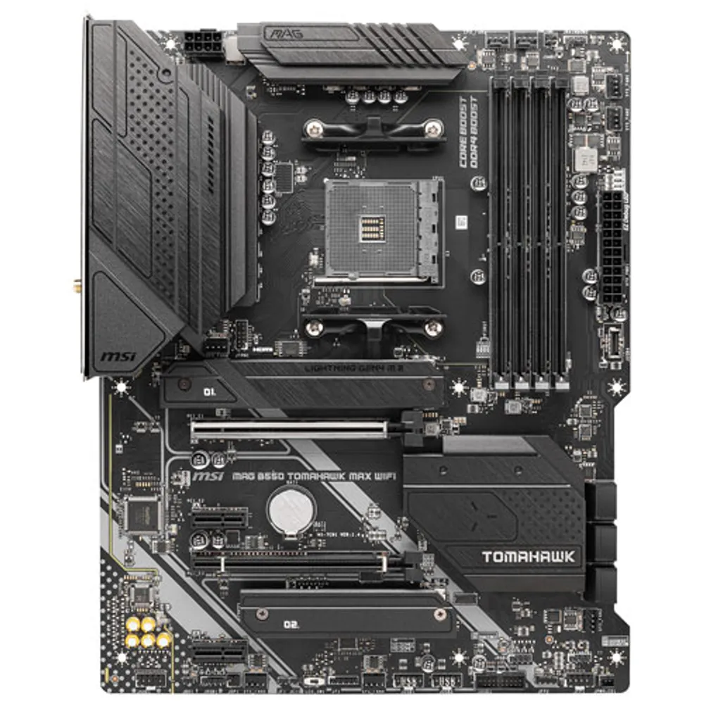 MSI MAG B550 Tomahawk Max Wi-Fi 6E ATX AM4 DDR4 Motherboard for AMD Ryzen 3000/4000/5000 Series CPUs