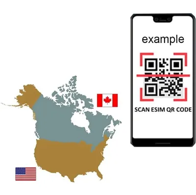 USA/Canada Travel Data Roaming Digital eSIM 2GB|15Days Unlimited Data without physical card Data Only,No Phone Service(Calls/Texts)